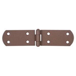 Alberts Duravis Kistenband, rostbraun, duplexbeschichtet, mit Löchern für Schrauben.