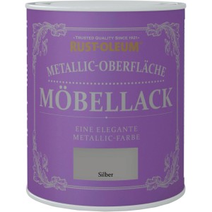 Dose Rust-Oleum Möbellack Metallisch Silber Matt, Kreidefarbe für Möbel.