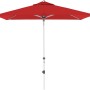 Doppler Marktschirm Expert, 220x140 cm, Bordeaux, mit Knickfunktion. Sonnenschirm für Garten und Balkon.