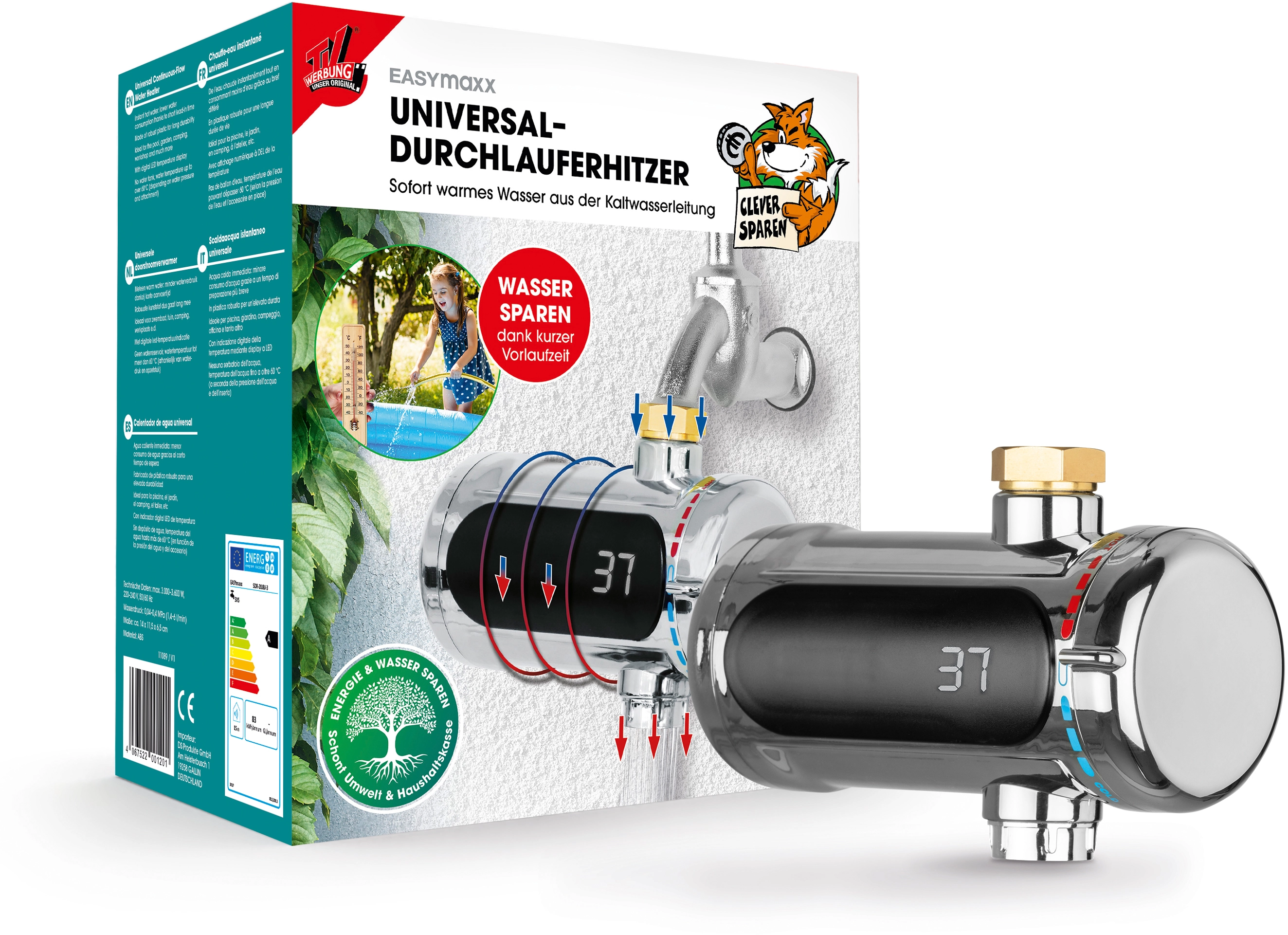 Easymaxx Durchlauferhitzer Kompakt 3600 W kaufen bei OBI