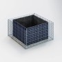 Eckiges Gabiona Gabionen-Hochbeet, 50x100x100 cm, Maschenweite 5x5 cm, Drahtkorb für Steine.