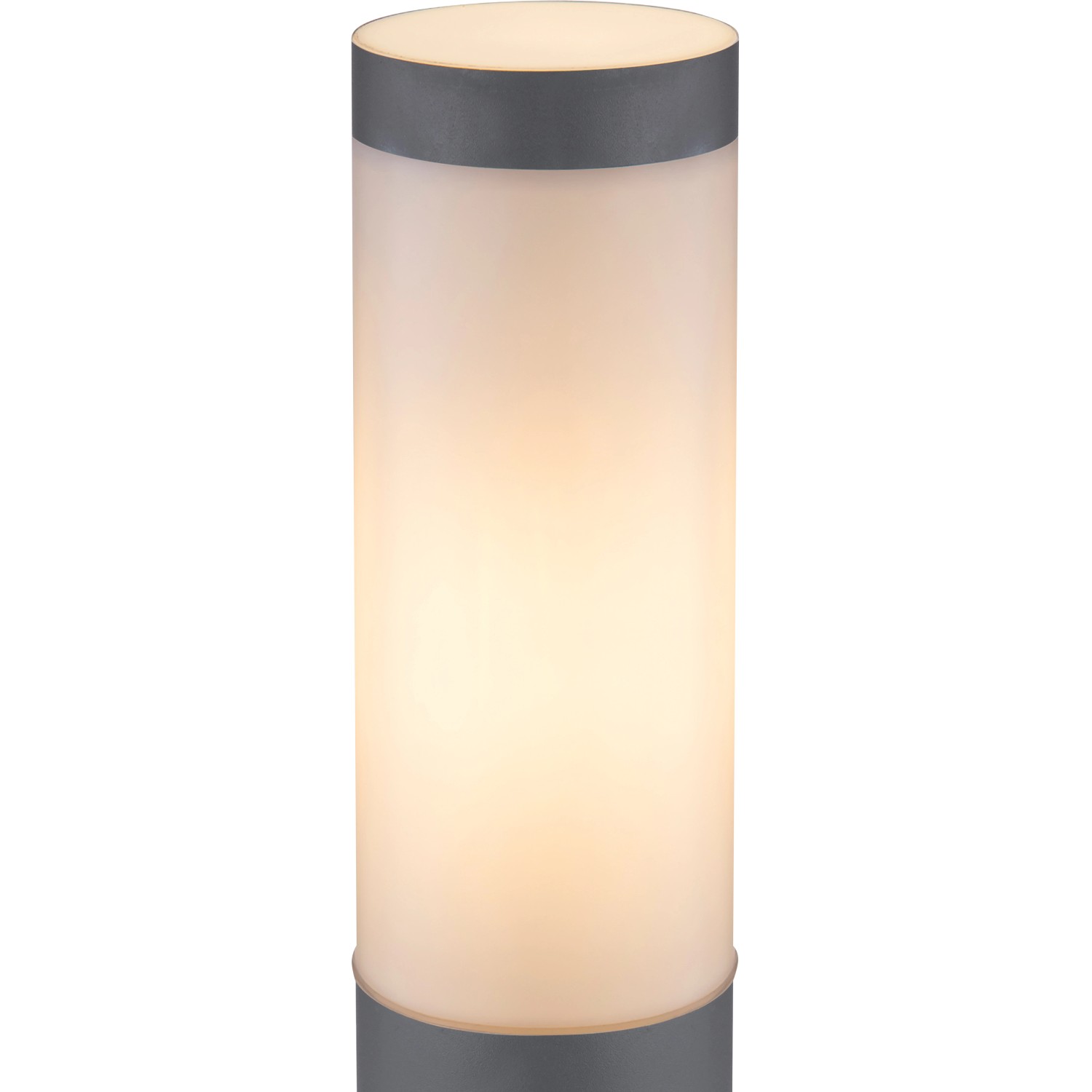 Globo Boston Sockelleuchte, 45cm, Edelstahl anthrazit, mit Bewegungssensor.