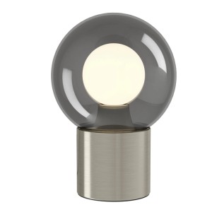Eglo Tischleuchte Bravino Nickel-Schwarz 12 cm