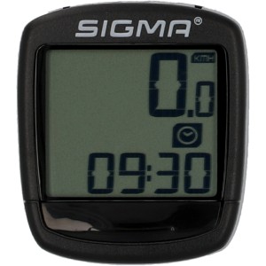Sigma BC500 Fahrradcomputer: Kilometerzähler mit Anzeige von Geschwindigkeit, Zeit und Distanz.