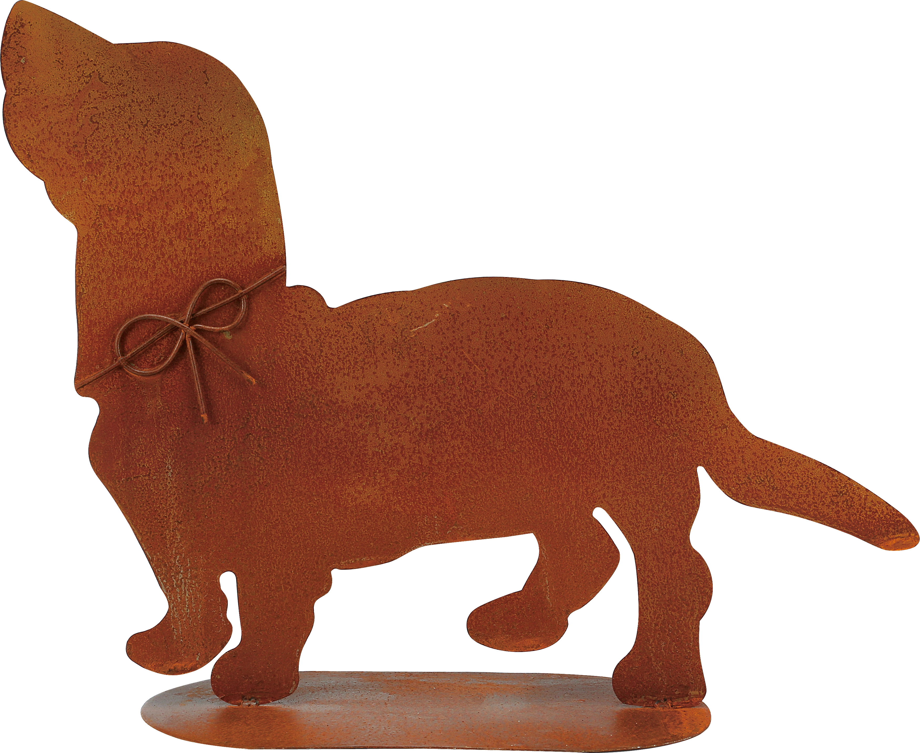 Deko-Figur Hund stehend aus Metall 37 cm x 12 cm x 28,5 cm Rost kaufen bei  OBI