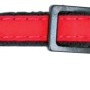 Rotes, reflektierendes Trixie Katzenhalsband mit Glöckchen und verstellbarem Verschluss.