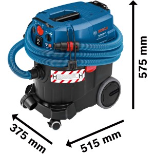 Bosch Professional GAS 35 H AFC Nass-/Trockensauger mit Schlauch, 1200 W, Staubklasse H.