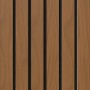 Akustikpaneel in Walnussoptik mit schwarzen Fugen, feuerhemmend, 60x240 cm.