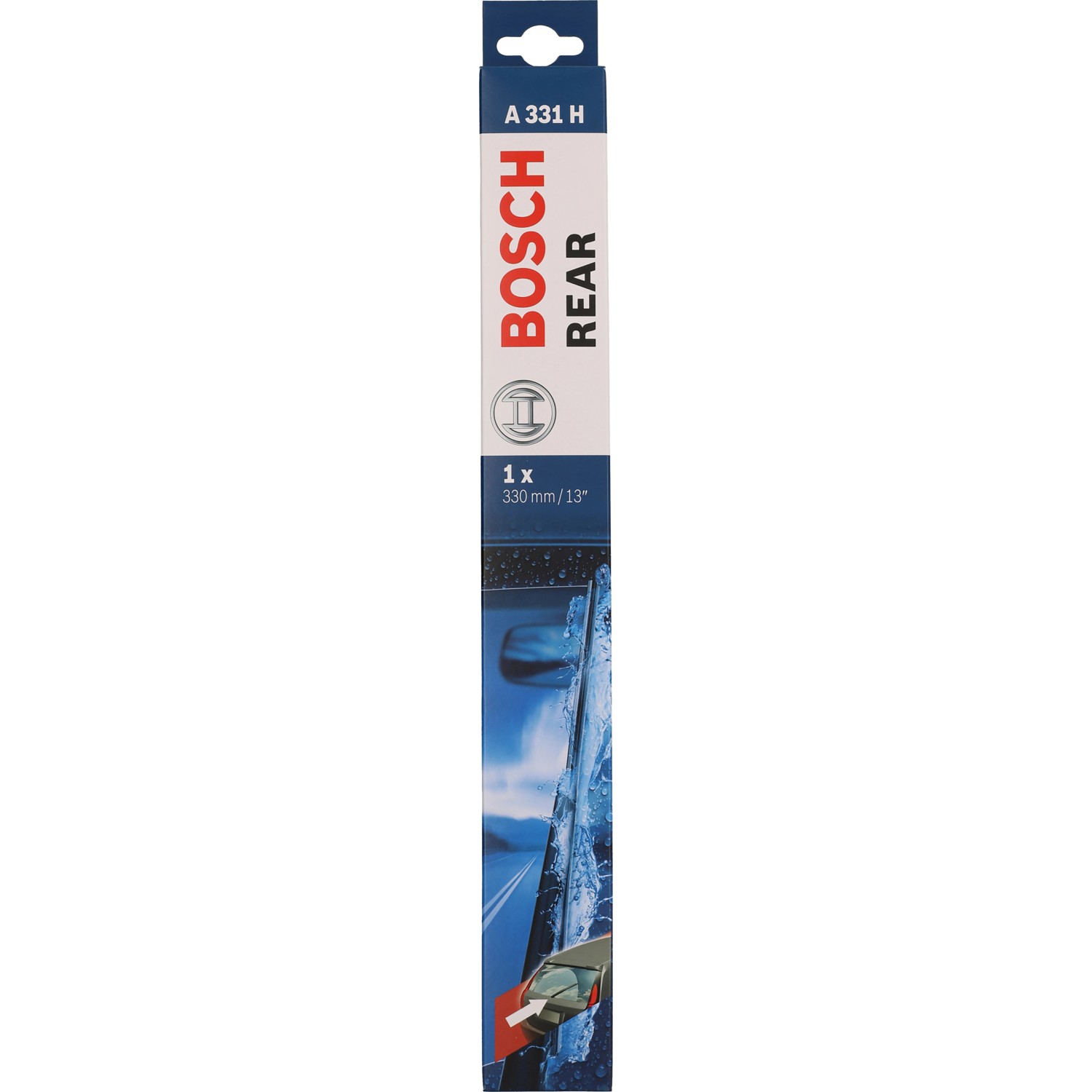 Bosch Aerotwin A331H Heckscheibenwischer in Verpackung, 330mm Länge.
