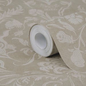 LOOKS by Wolfgang Joop Vliestapete Majestic Damask in Braun, detailreiches Muster.