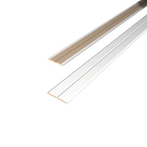 Egger Faltleiste Decowall FL201, weiße Wandverkleidung, 2,4 m Länge.