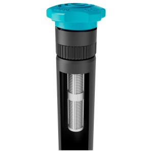 Gardena Versenkregner SD80 für bis zu 80 m² Rasenfläche, Detailansicht des Filters.