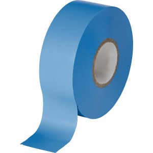Blaues Isolierband, 25mm x 25m, für Elektroarbeiten und Kabelisolation.