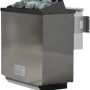 Karibu Sauna Bio-Ofen Leona mit Steinen und externer Steuerung Easy. Saunaofen aus Edelstahl.