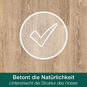 Geöltes Parkett: Bona Home Parkett-Öl neutral betont die natürliche Holzstruktur.
