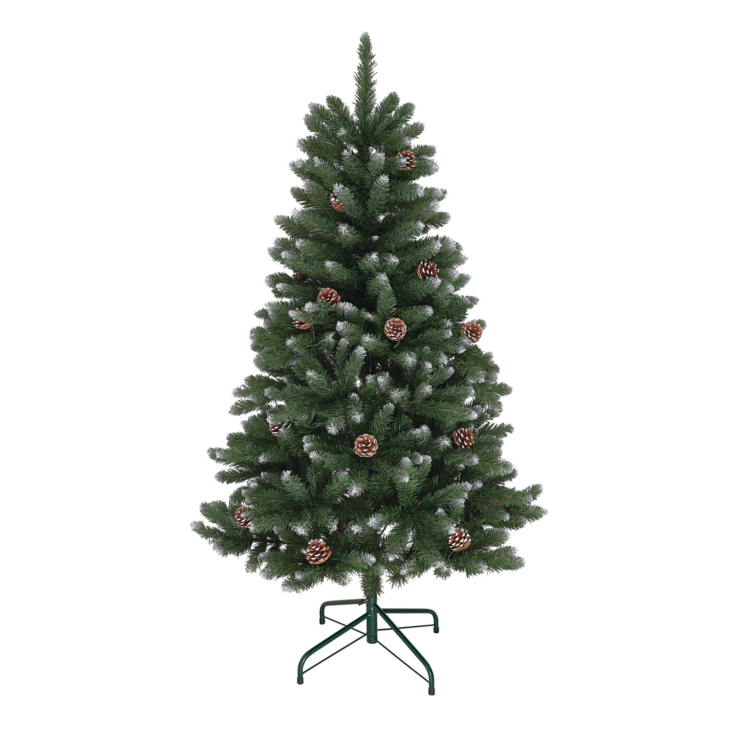 Knstlicher Weihnachtsbaum Tannenbaum Blavand 120 cm Kunsttanne mit Schnee  kaufen bei OBI