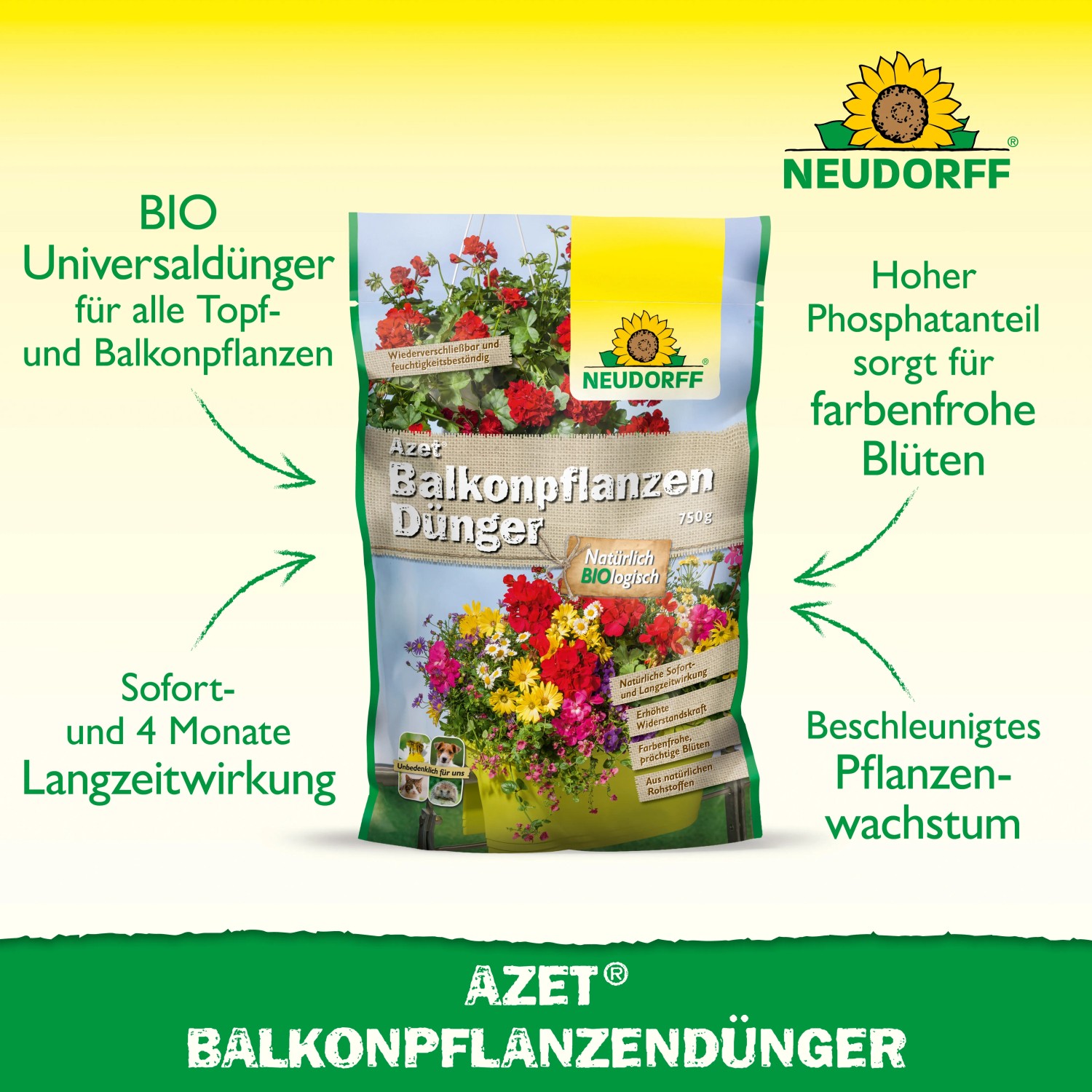 Neudorff Azet Balkonpflanzen-Dnger 750 g kaufen bei OBI