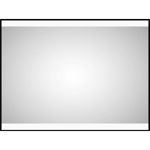 DSK Design LED-Lichtspiegel Black Stark 80 cm x 60 cm