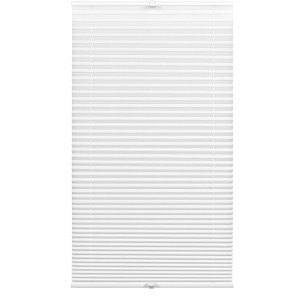 Weißes Gardinia Plissee Concept Thermo zur Abdunklung, 75x130 cm.