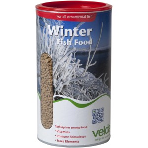Velda Winter Fischfutter 2,5l Dose: Sinkendes Teichfutter für Zierfische im Winter.