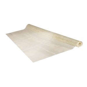 Gerollte, helle OBI Teppichunterlage (80x130 cm) aus PP für sicheren Halt von Teppichen.