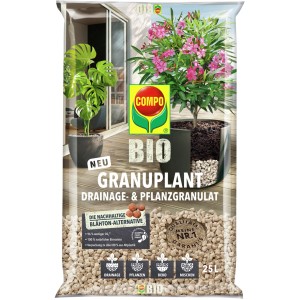 Compo BIO Granuplant Drainage- und Pflanzgranulat, 25 l Sack für Hydrokultur & Drainage.