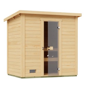 Weka Saunahaus Kaapi 2 Kompakt-Ofen Natur