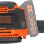 Black+Decker Akku-Exzenterschleifer BDCROS18N, 18V Schleifmaschine mit Staubfangbehälter.