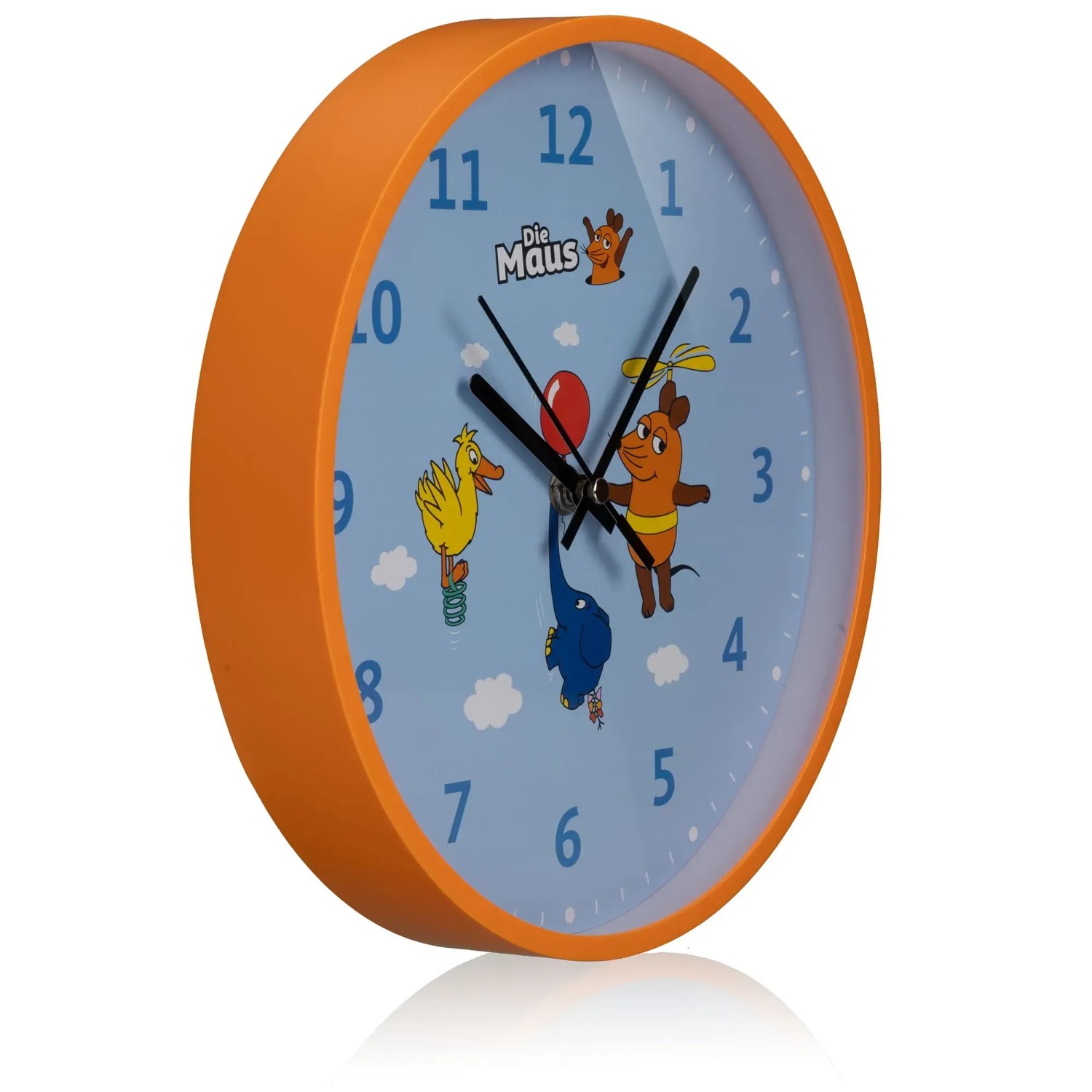 kinderzimmer uhren DieMaus Kinderwanduhr Elefant-Motiv Ø 25 cm Blau kaufen bei OBI