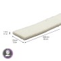 Wagner Softfilzrolle EH0002 Weiß 1.000 mm x 20 mm x 1 mm_4