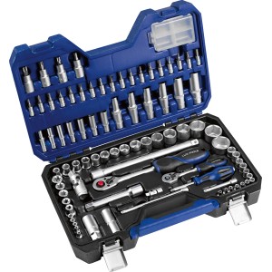 LUX Steckschlüsselsatz STS-89 Comfort, 89-teilig im Koffer. Schlüssel und Abzieher.