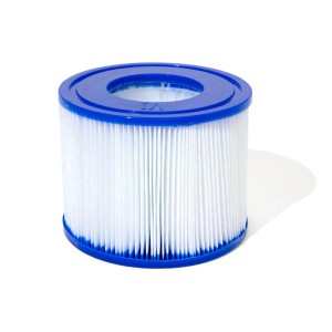 Bestway Filterkartusche Größe VI für Lay-Z-Spa Whirlpool, 2er-Pack. Ersatzkartusche mit Lamellenfilter.