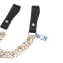 LUX Hammerkette mit Leder-Gürtelschlaufe und vernickelter Kette zur Befestigung von Hämmern.