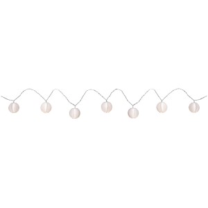 Paulmann Outdoor Lichterkette mit weißen Lampions, ideal für Garten, Balkon und Terrasse.