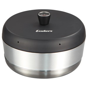 Enders Campingbackofen Vamo: Mobiler Ofen mit Thermometer zum Backen und Garen beim Camping.