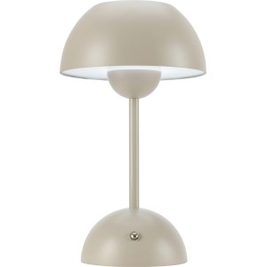 Solar-LED-Tischleuchte Messina Ø 16 cm x 27,5 cm Beige