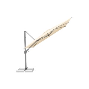 Suncomfort Ampelschirm, 300 cm, Ecru, mit Dreh- und Neigungsfunktion.