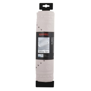 Spirella Wanneneinlage Alaska, 91x36 cm, schneeweiß, aus PVC mit Saugnäpfen und Aufhängehaken.