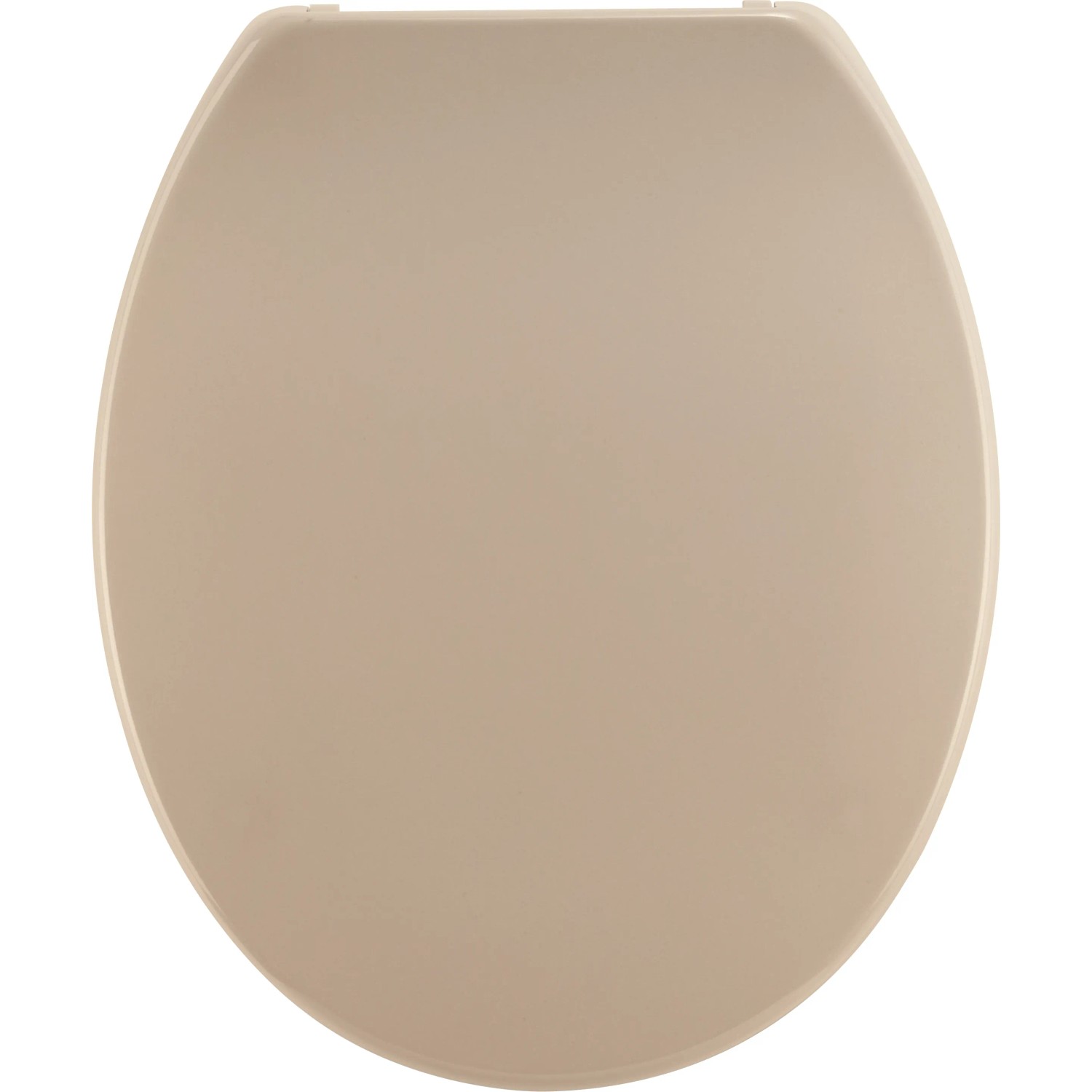 Beiger WC-Sitz Belida von baliv aus Duroplast, ovale Form.