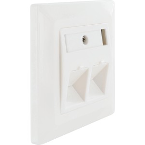 Schwaiger Keystone Anschlussdose für Unterputzmontage