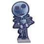 Dekorative Jack Skellington LED-Figur mit Spiegeleffekt, 40 cm hoch.