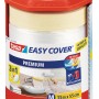 Tesa Easy Cover Premium Abdeckfolie mit Malerband, 33 m x 0,55 m, im roten Spender.