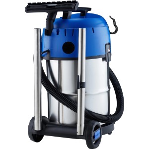 Nilfisk Multi II 30 T Inox Nass-Trockensauger mit Edelstahlbehälter und Zubehör.
