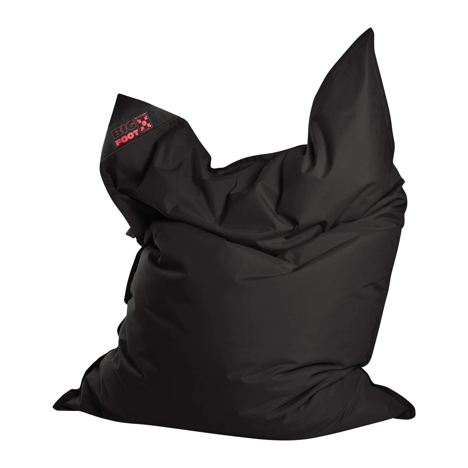 Schwarzer Sitting Point Sitzsack Big Foot Scuba, 380 l, für Indoor & Outdoor.