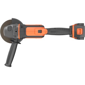 Black+Decker Akku-Winkelschleifer BCG720M1, 18V, 125mm Scheibe, mit Zusatzhandgriff.