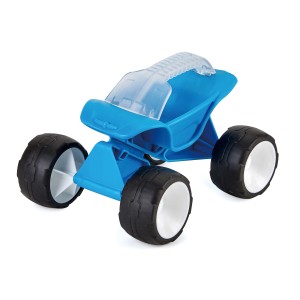Blauer Hape Dünen-Buggy: Sandspielzeug für Kinder, robust und kippbar.