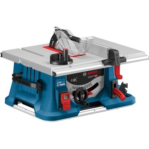 Bosch Professional Tischkreissäge GTS 635-216 mit Zusatzsägeblatt, blau/silber.
