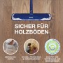 Bona Parkettreiniger Spray 1 l mit Wischer für streifenfreie Reinigung und Pflege von Holzböden.