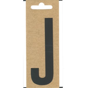 Seilflechter Folien-Buchstabe J, selbstklebend, 100mm, für Boote & Briefkästen.