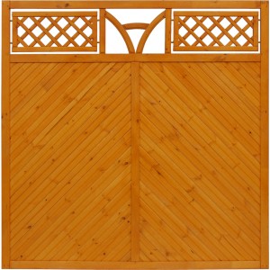 Sichtschutzzaun Toulon 180 cm x 180 cm Pinie